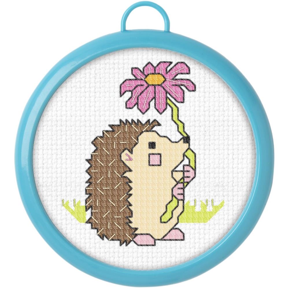(image for) My 1st Stitch Mini Hedgehog Counted Cross Stitch Kit